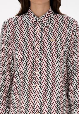 Kadın Beyaz Uzun Kollu Gömlek - 50310242027