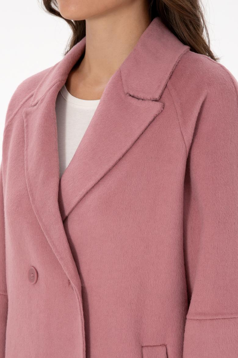 Kadın Orkide Kaşe Kaban - 50308642086