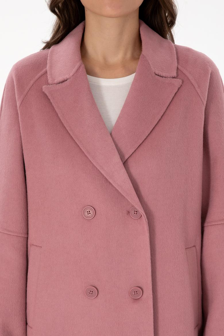 Kadın Orkide Kaşe Kaban - 50308642086