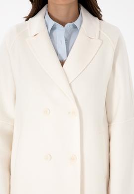 Kadın Krem Kaşe Kaban - 50308642025