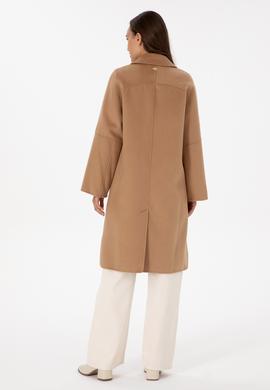 Kadın Camel Kaşe Kaban - 50308642005