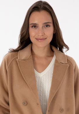 Kadın Camel Kaşe Kaban - 50308642005