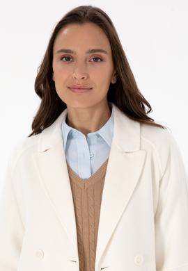 Kadın Krem Kaşe Kaban - 50308642025