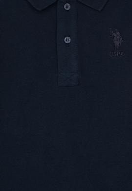 Erkek Çocuk Lacivert Basic Polo Yaka Sweatshirt - 50307821022