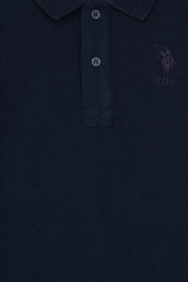 Erkek Çocuk Lacivert Basic Polo Yaka Sweatshirt - 50307821022