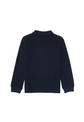 Erkek Çocuk Lacivert Basic Polo Yaka Sweatshirt - 50307821022