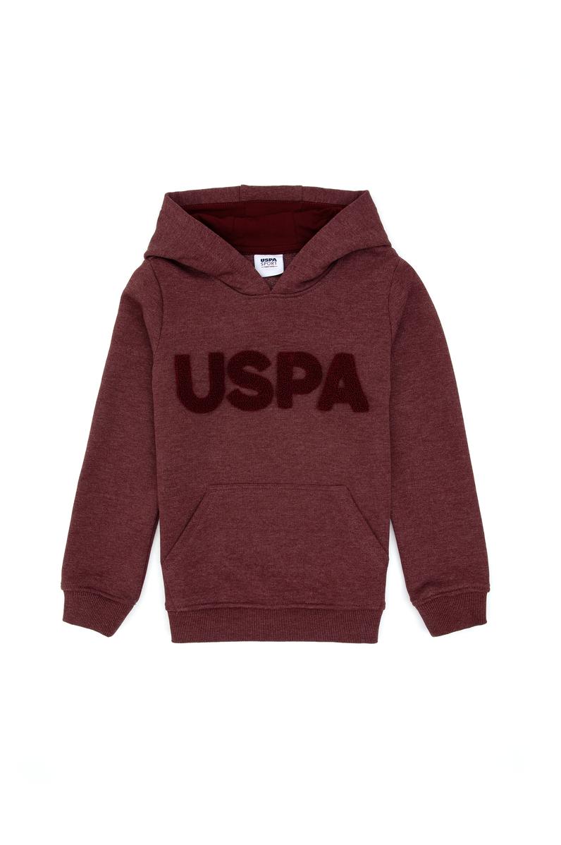 Erkek Çocuk Bordo Basic Sweatshirt