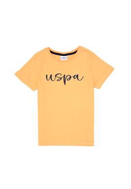 Erkek Çocuk Turuncu Bisiklet Yaka Basic Tişört - 50306591046