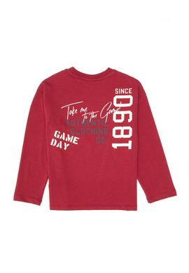 Erkek Çocuk Koyu Frambuaz Bisiklet Yaka Süprem Sweatshirt - 50316516023