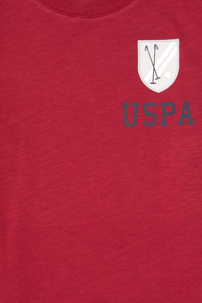 Erkek Çocuk Koyu Frambuaz Bisiklet Yaka Süprem Sweatshirt