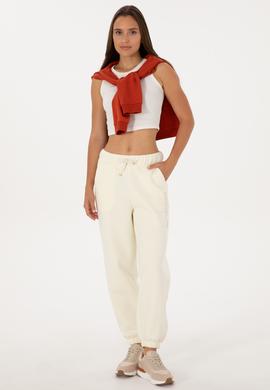 Kadın Krem Jogger Eşofman Altı - 50307736033