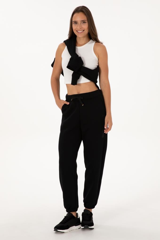 Kadın Siyah Jogger Eşofman Altı