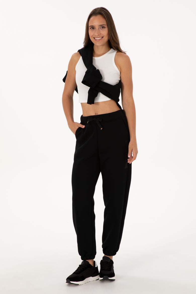 Kadın Siyah Jogger Eşofman Altı