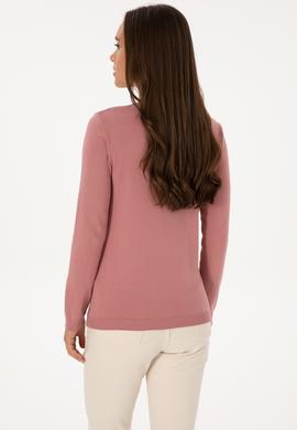 Kadın Orkide V Yaka Basic Kazak - 50307710068