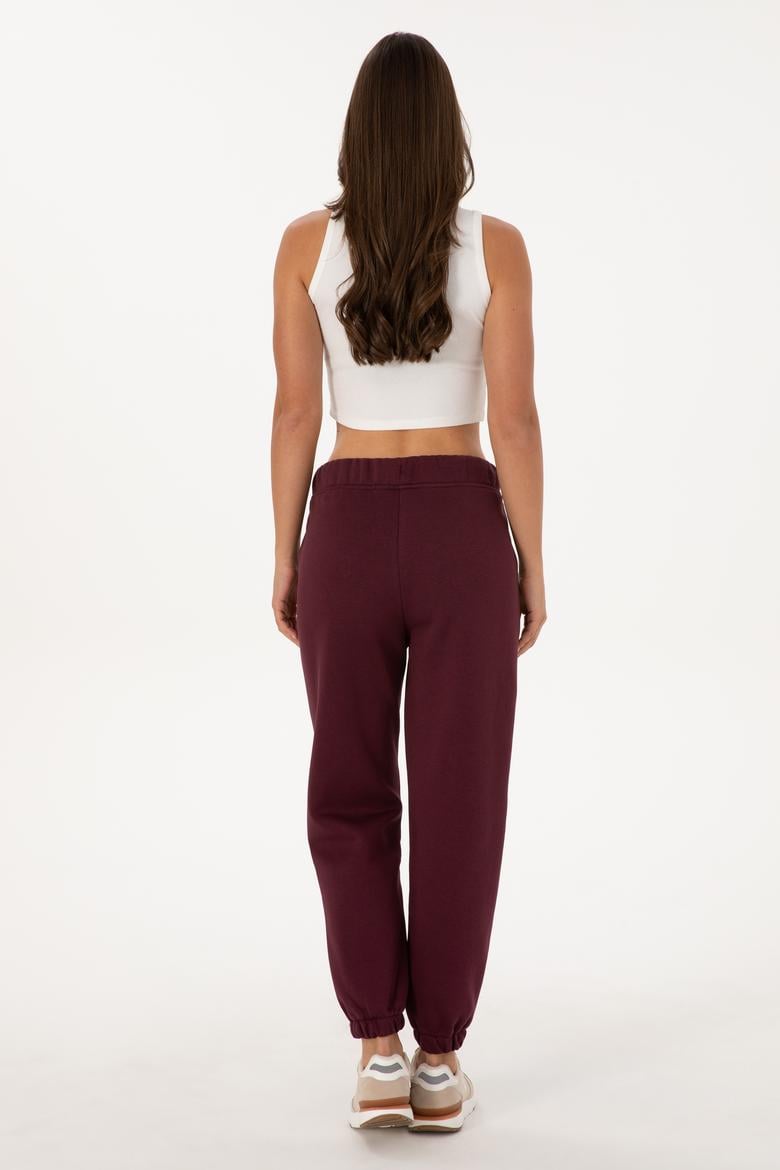 Kadın Bordo Jogger Eşofman Altı - 50307736050