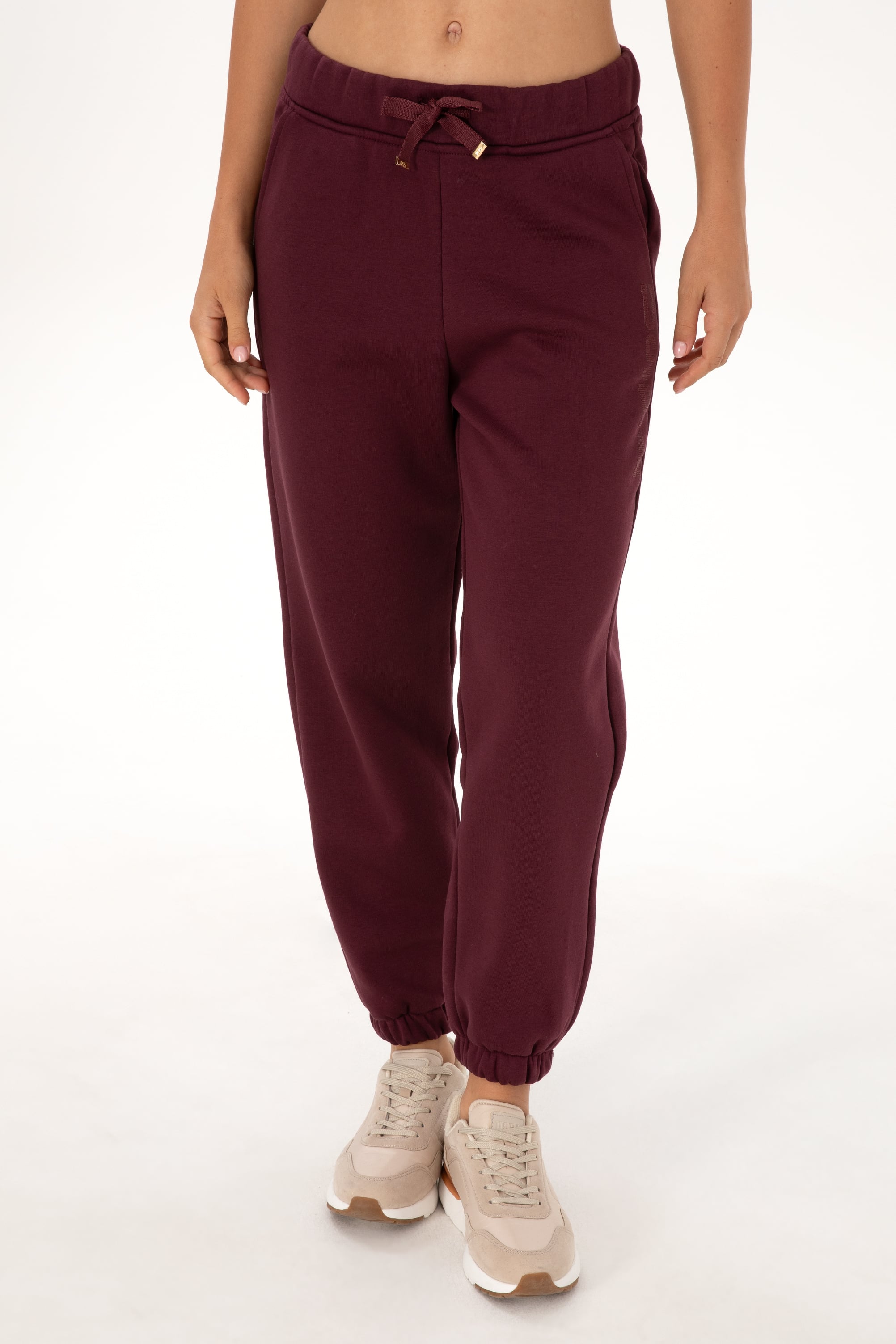 Kadın Bordo Jogger Eşofman Altı - Image 2