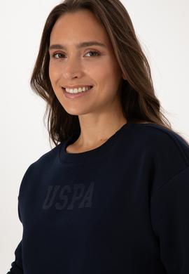 Kadın Lacivert Bisiklet Yaka Basic Sweatshirt - 50307752014