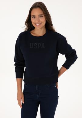 Kadın Lacivert Bisiklet Yaka Basic Sweatshirt - 50307752014