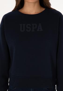 Kadın Lacivert Bisiklet Yaka Basic Sweatshirt - 50307752014
