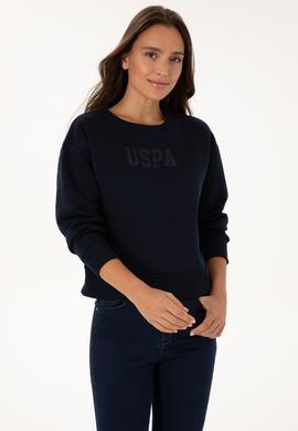 Kadın Lacivert Bisiklet Yaka Basic Sweatshirt - 50307752014