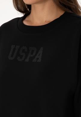 Kadın Siyah Bisiklet Yaka Basic Sweatshirt - 50307752006