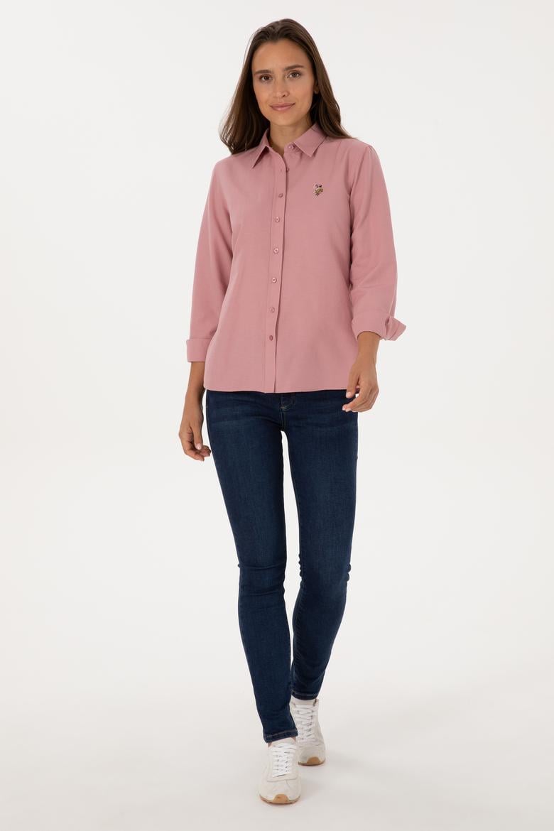 Kadın Orkide Uzun Kollu Basic Gömlek - 50308043059