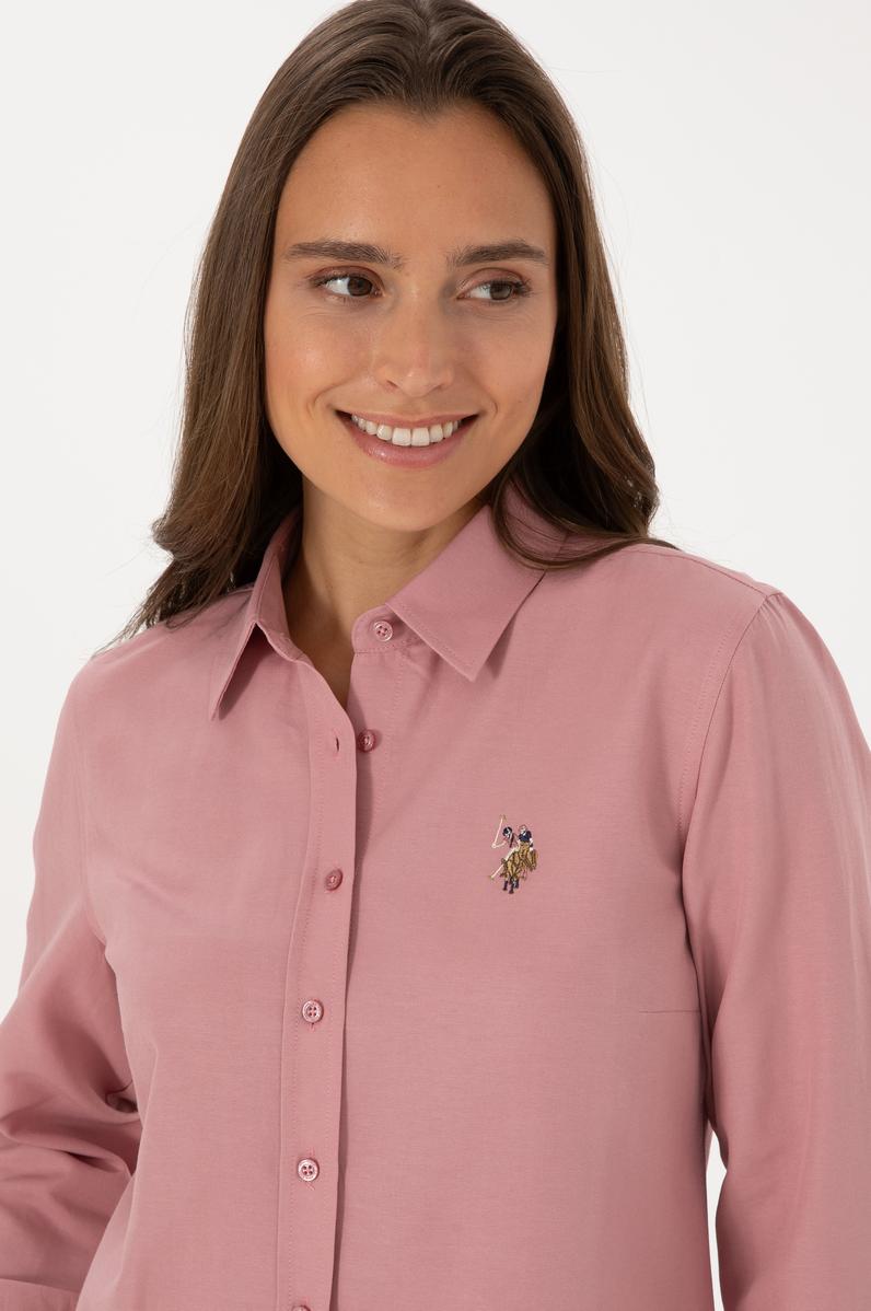 Kadın Orkide Uzun Kollu Basic Gömlek