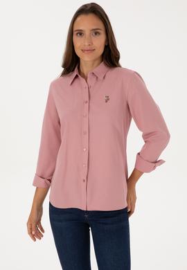 Kadın Orkide Uzun Kollu Basic Gömlek - 50308043059