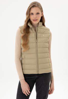 Kadın Açık Haki Yelek - 50311989042