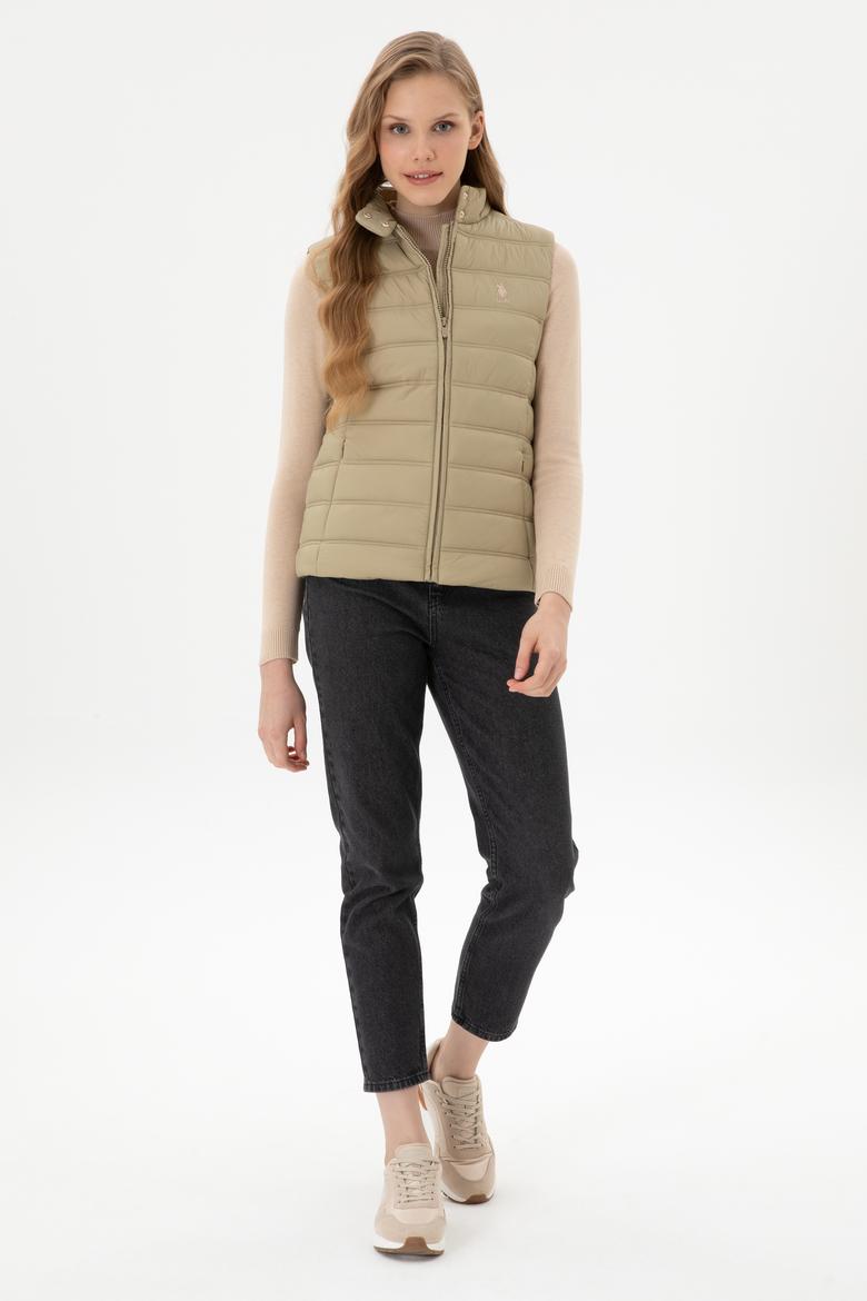 Kadın Açık Haki Yelek - 50311989042