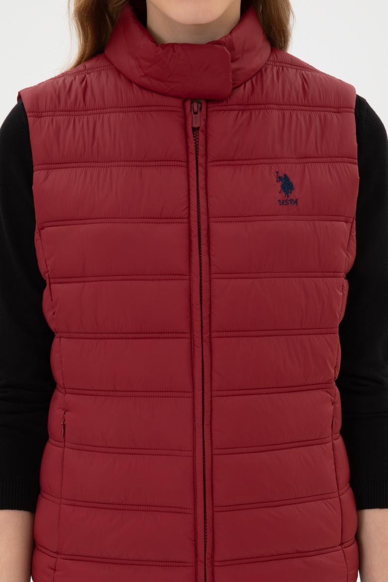 Kadın Bordo Yelek - 50311989025