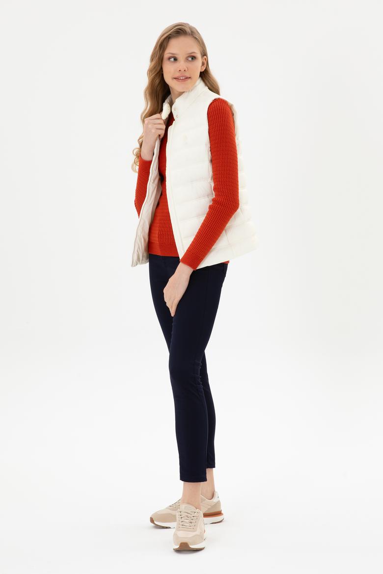 Kadın Beyaz Yelek - 50311989052