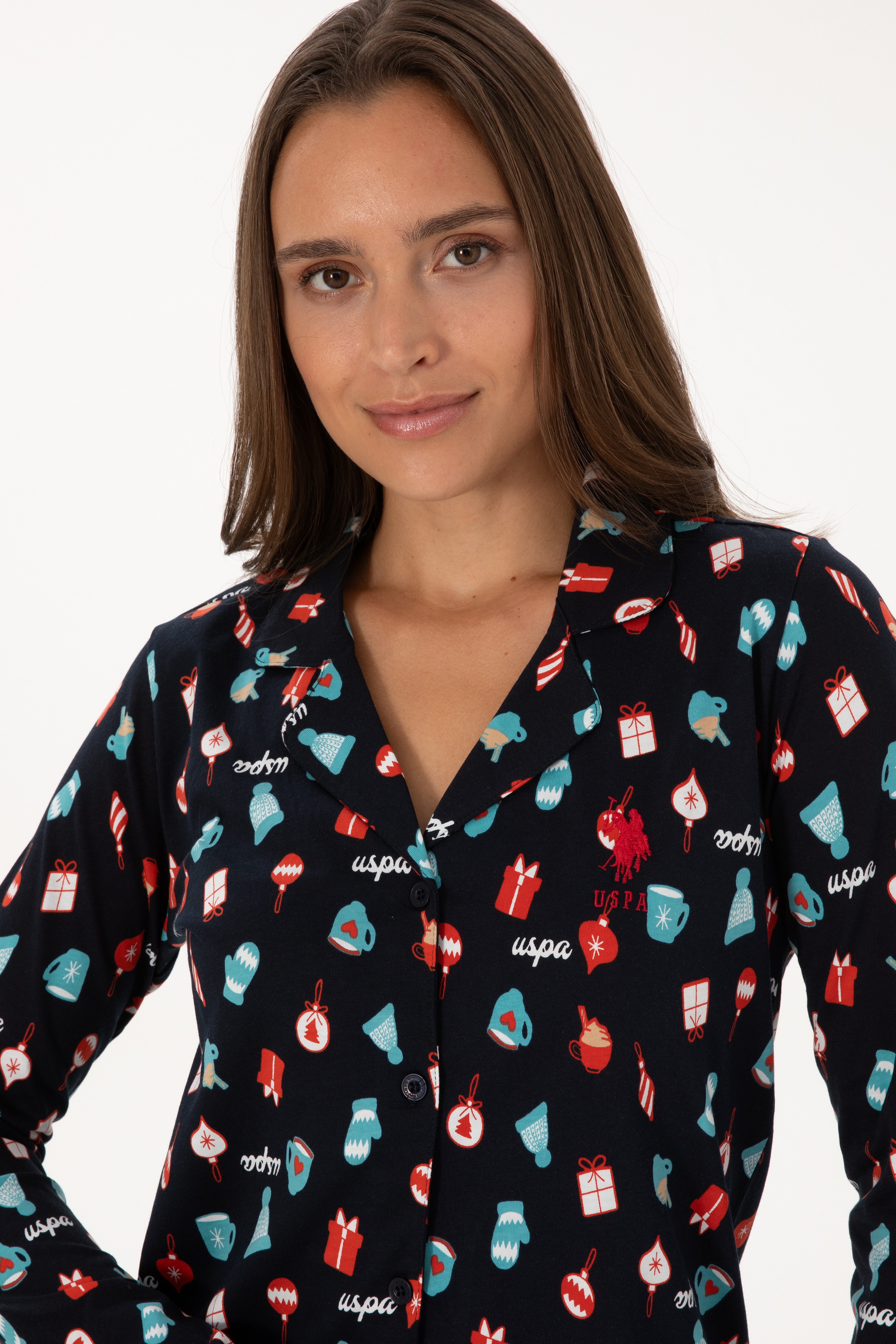 Kadın Lacivert Pijama Takımı - Image 2