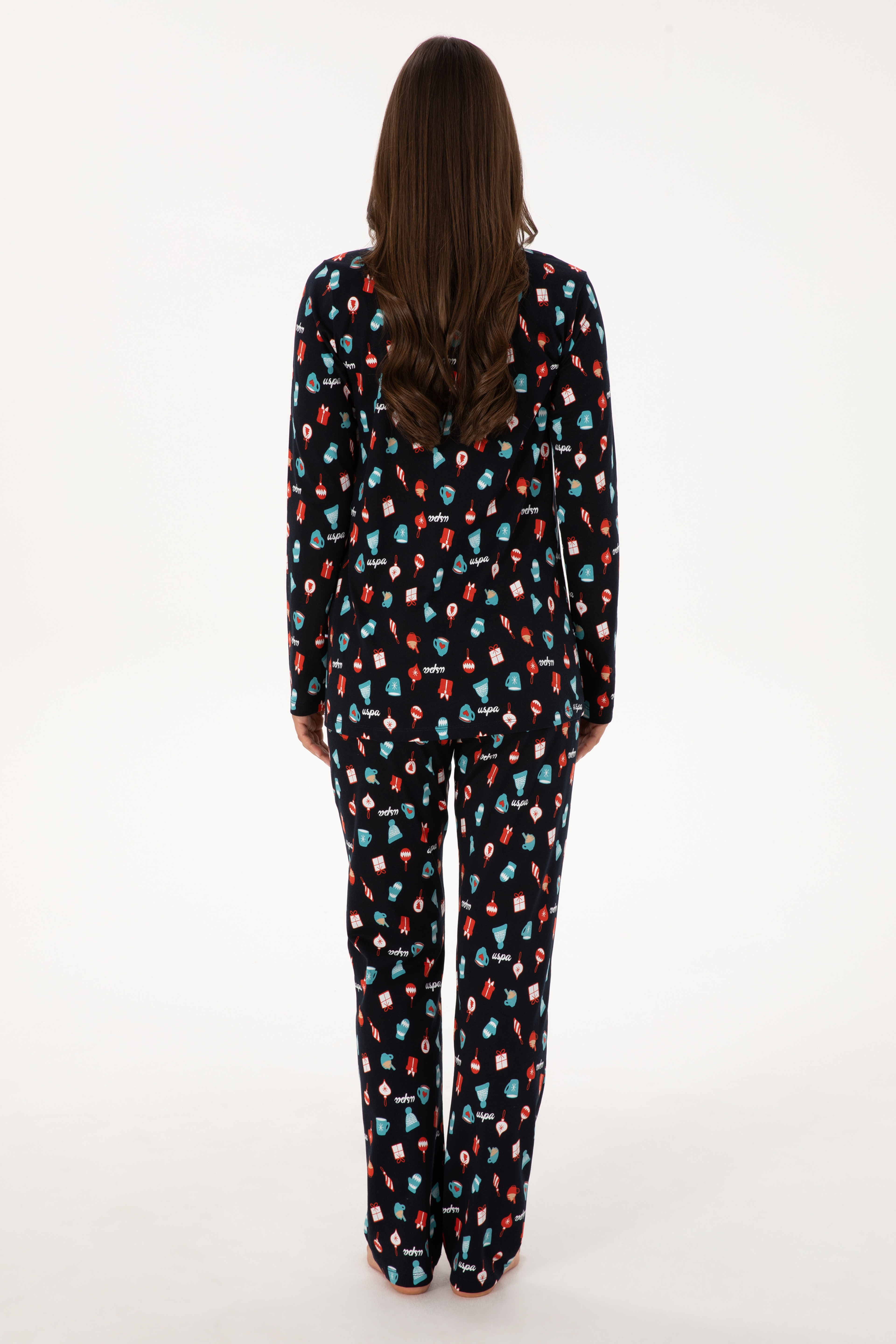 Kadın Lacivert Pijama Takımı - Image 5