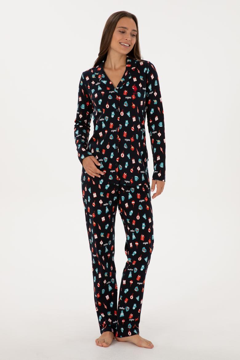 Kadın Lacivert Pijama Takımı - 50318895002