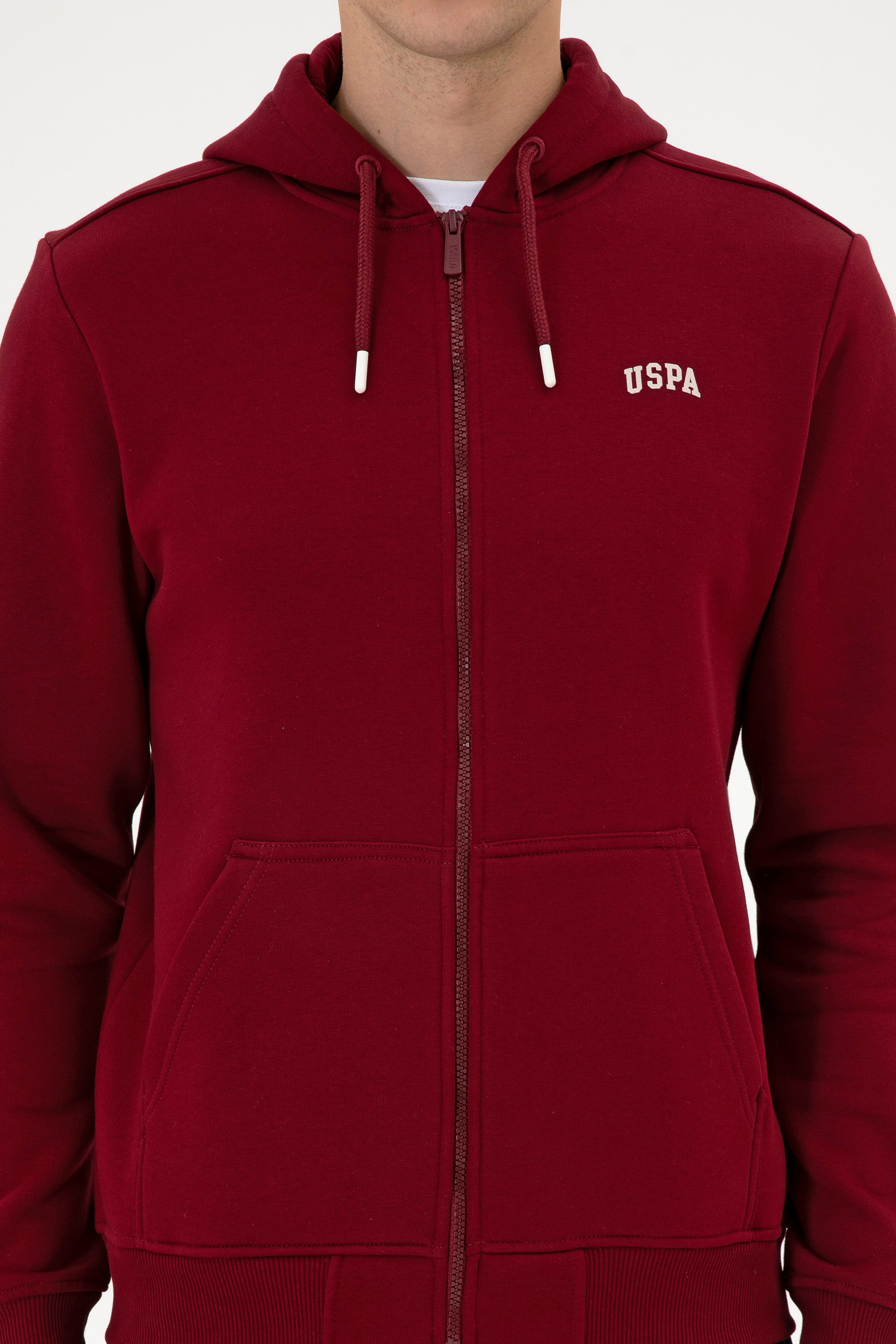 Erkek Regular Fit Bordo Şardonlu Örme Hırka