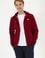 Erkek Regular Fit Bordo Şardonlu Örme Hırka