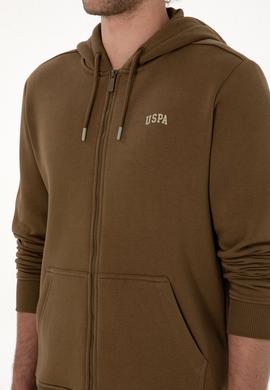 Erkek Regular Fit Haki Şardonlu Örme Hırka - 50313755038