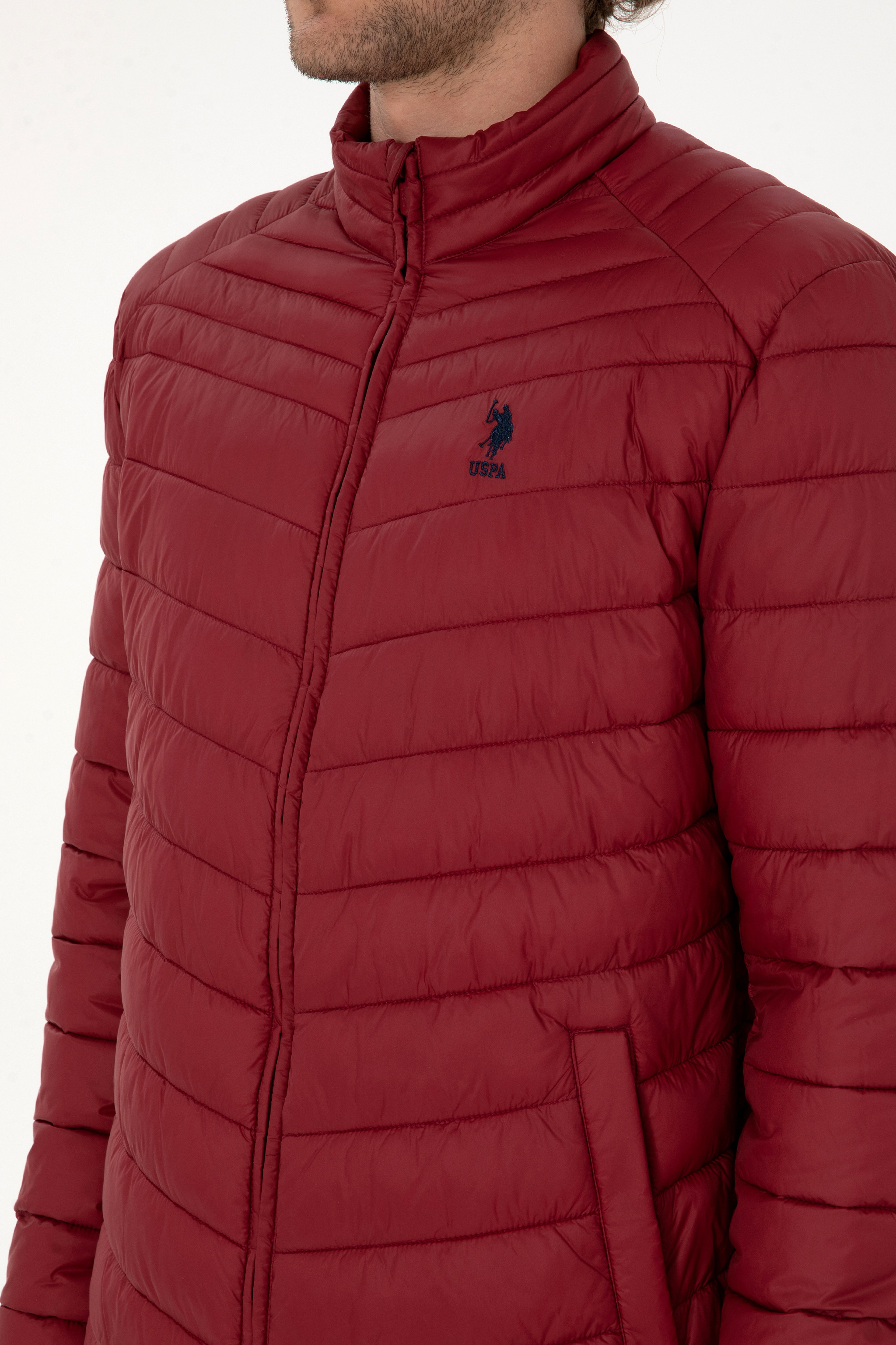 Erkek Bordo Mont - Image 7