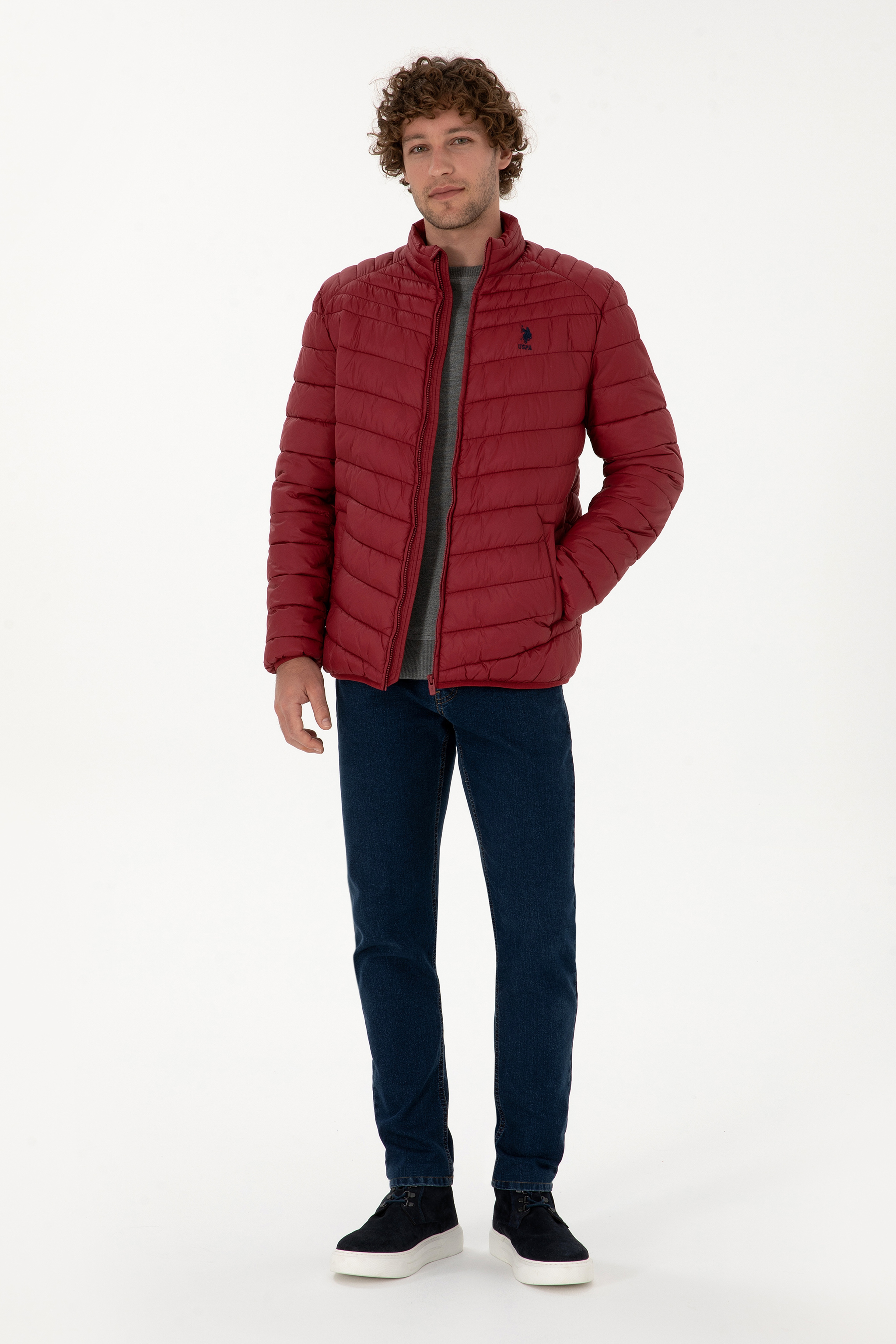 Erkek Bordo Mont - Image 4