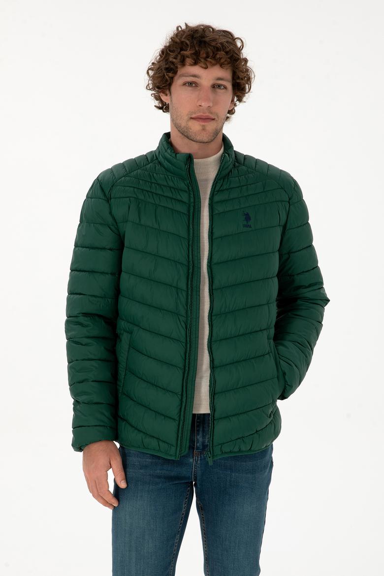 Erkek Koyu Yeşil Mont