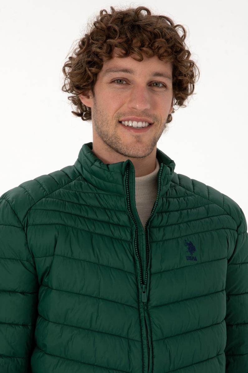 Erkek Koyu Yeşil Mont