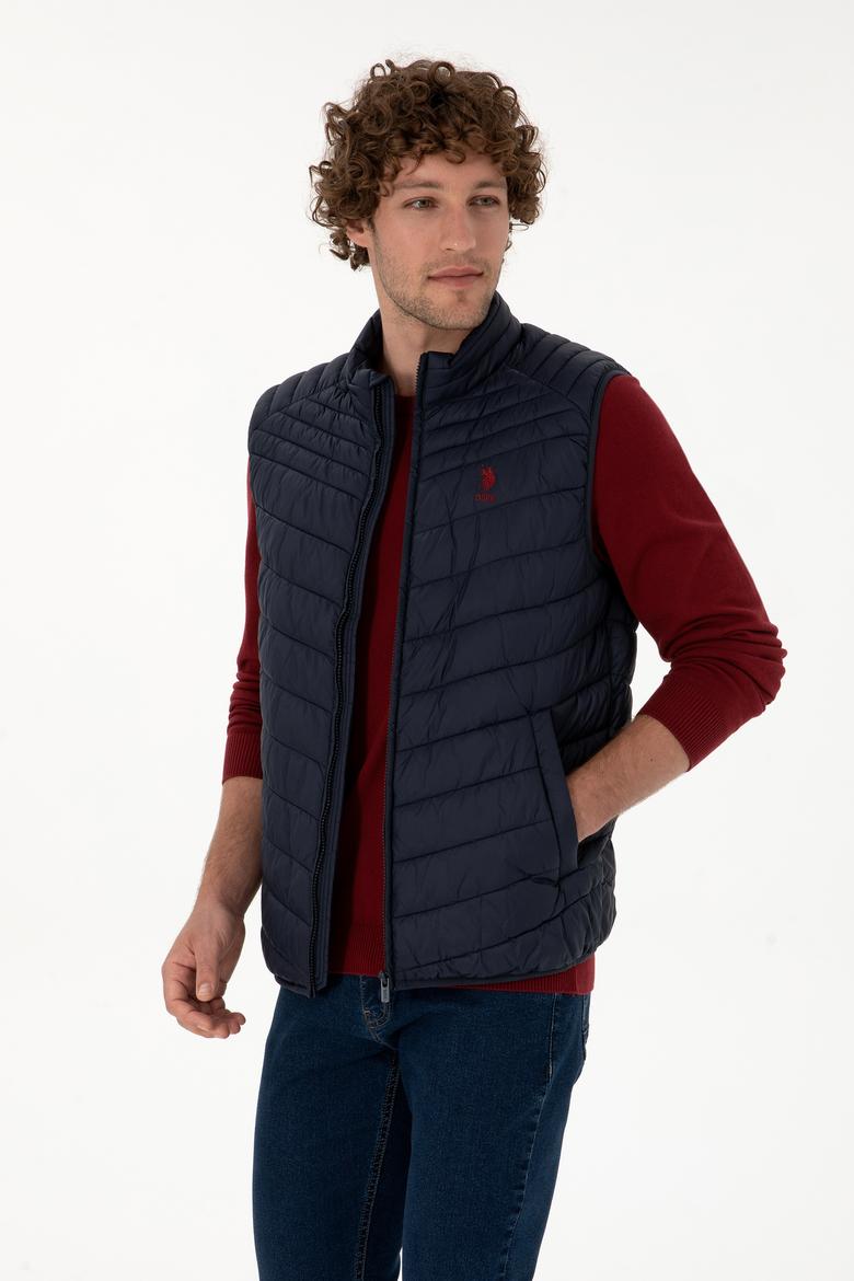 Erkek Lacivert Yelek