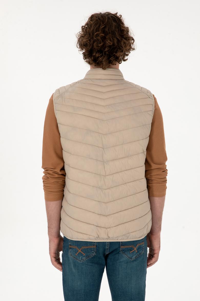 Erkek Koyu Bej Yelek - 50312012034