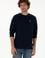 Erkek Regular Fit Bisiklet Yaka Lacivert İnce Basic Sweatshirt