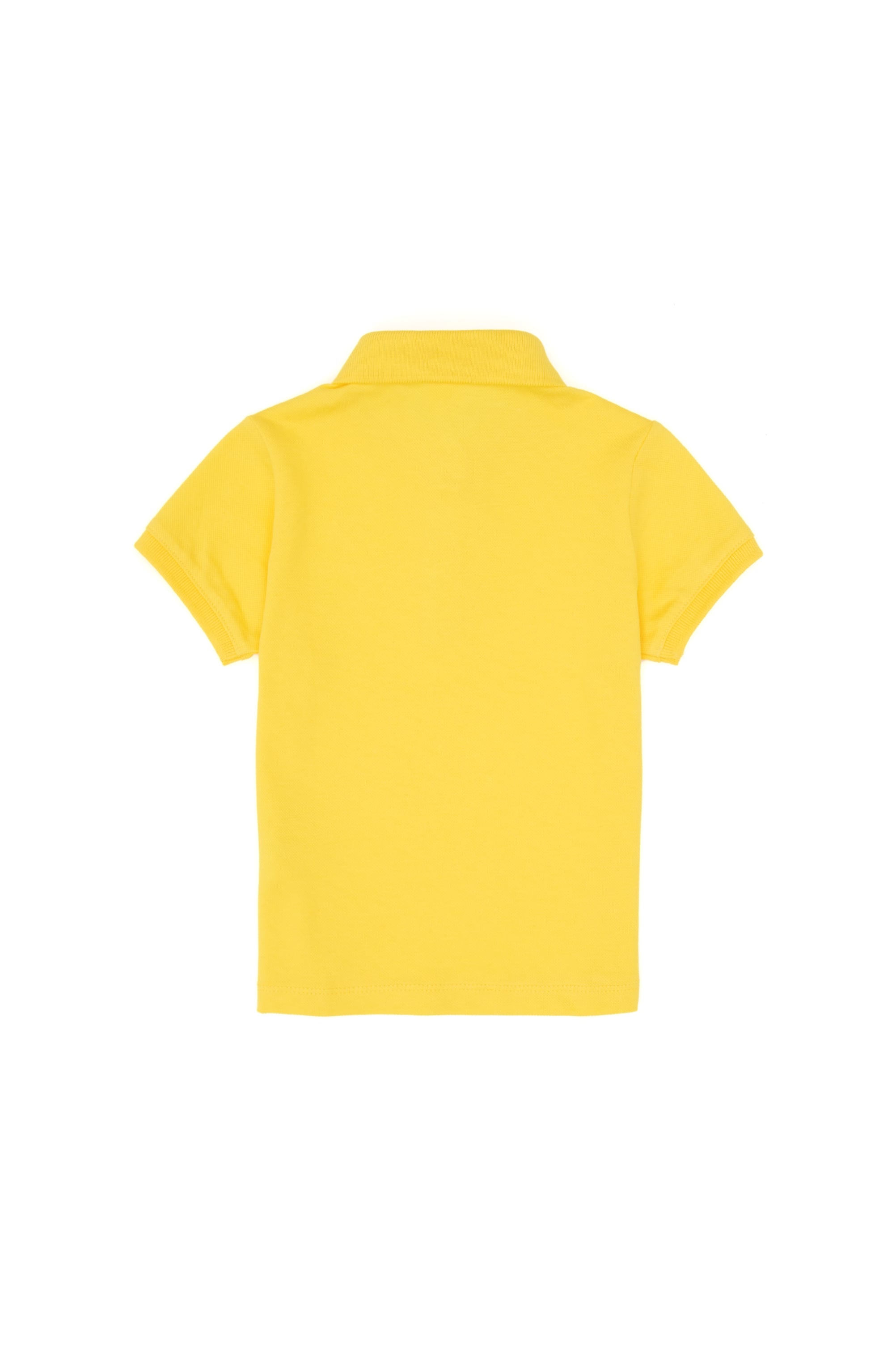 Kız Bebek Sarı Polo Yaka Basic Tişört - Image 2