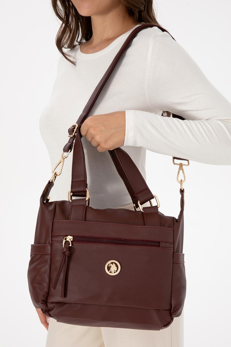 Kadın Bordo Yumuşak Kol Çantası