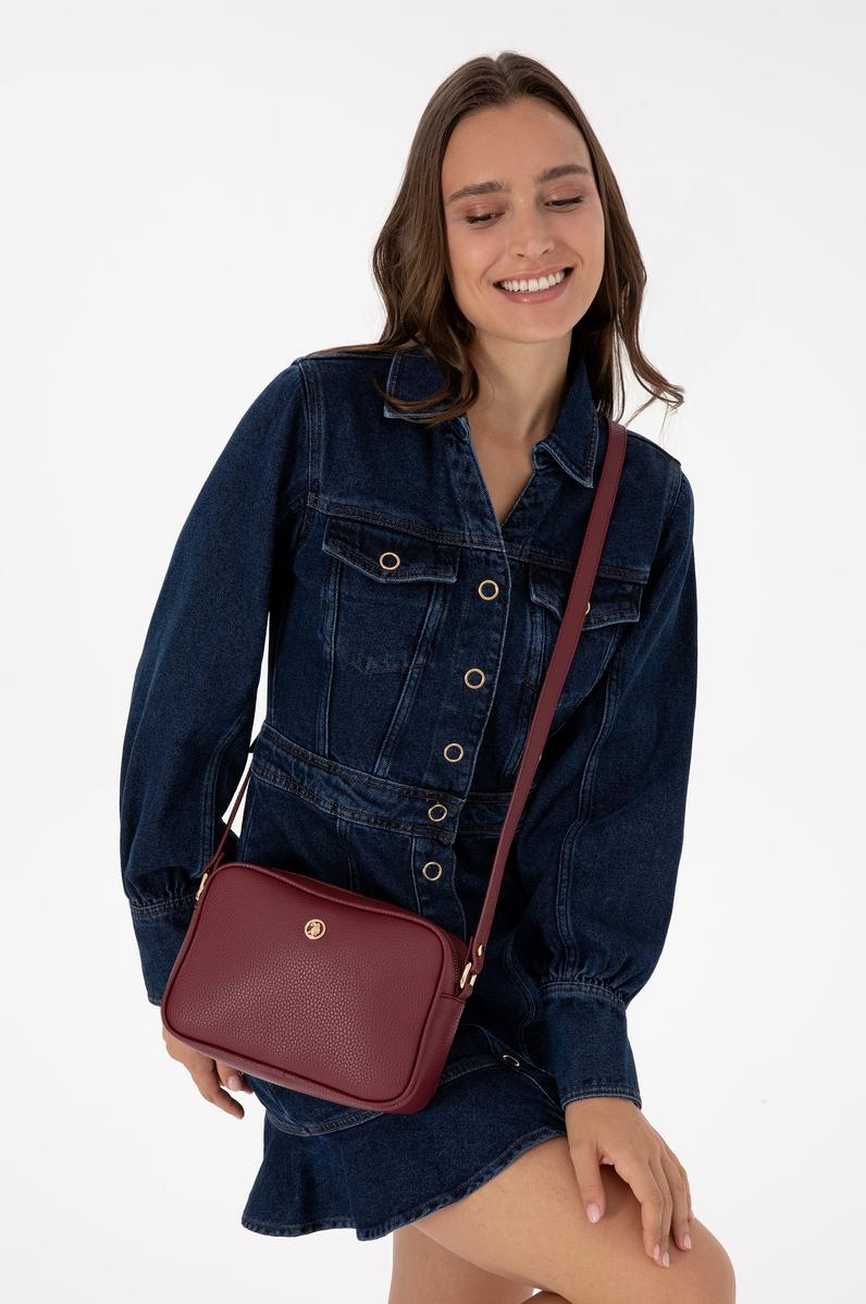 Kadın Bordo Çapraz Çanta