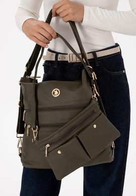 Kadın Haki Yumuşak Sırt Ve Kol Çantası - 50317804003