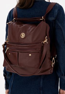 Kadın Bordo Yumuşak Sırt Ve Kol Çantası - 50317804002